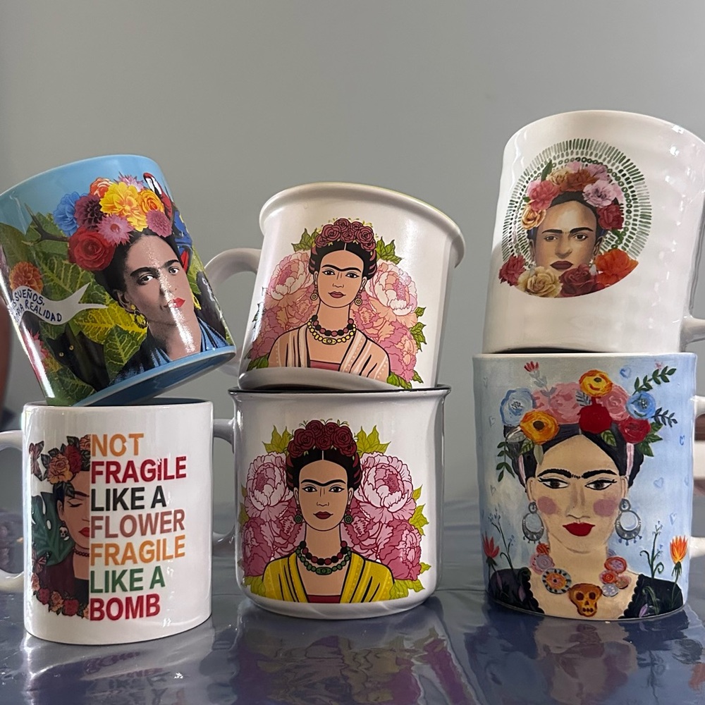 Frida Kahlo Themed Mugs Set
